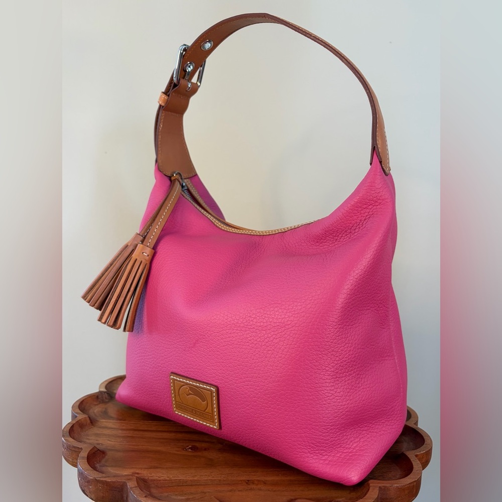 Dooney & Bourke Paige Sac Pink Pebble Grain Leather - Picture 3 of 17